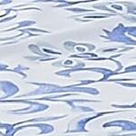 watercolor flowers - blue