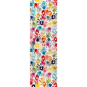 Nuloom Pinkie Handprint Kids Indoor Area Rug - 1 of 4