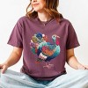 Turkey Patchwork Print - Women's Garment Dyed Graphic T-Shirt - 3 of 4