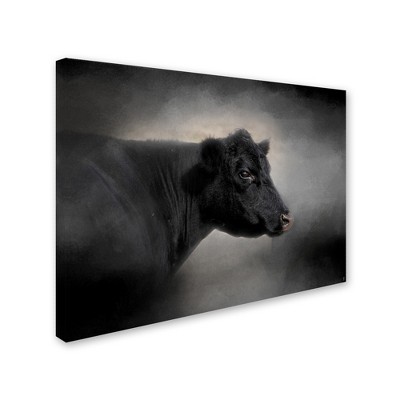 Jai Johnson 'Portrait Of The Black Angus' Multi Panel Art Set Large 3 Piece