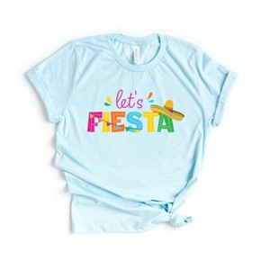 Simply Sage Market Let's Fiesta Colorful Short Sleeve Tee - 1 of 4