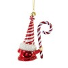 Noble Gems 5.5 Inch Peppermint Gnome Christmas Ornament Santa Tree Ornaments - 2 of 3