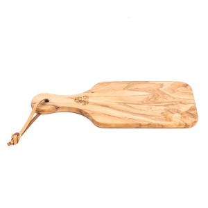 Berard Olivewood Handcrafted 11-Inch Cutting Board with Handle - 1 of 4