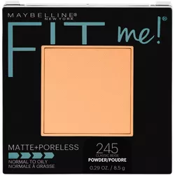 Maybelline Fit-Me Matte-Poreless Pressed Face Powder - 245 Classic Beige - 0.29oz