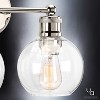 Urban Ambiance Luxury Vintage Bath Fixture,  10-7/8"H x 15-1/2"W,  Polished Nickel Finish, UHP2501 - 4 of 4
