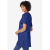 Woman Within Plus Size Embroidered Eyelet Pintucked Tunic - 4 of 4