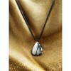 Michelle Marie Boutique's Black & White Agate Triangle Necklace - 2 of 3