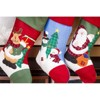 FIONECA 17.5" Embroidered Christmas Stocking Set - 3 of 4