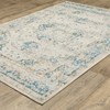 Captiv8e Designs Navarre Vintage Center Medallion Gray/Teal Indoor/Outdoor Area Rug - 3 of 4