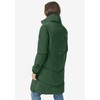 ellos Plus Size Funnel Neck Puffer With Back Drawstring - 3 of 4