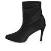 Women's Plus Size WIDE FIT Sassy Sock Boot - black | CITY CHIC - 4 of 4