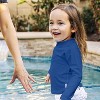Green Sprouts Baby/Toddler Long Sleeve Zip Rashguard Shirt - 2 of 4