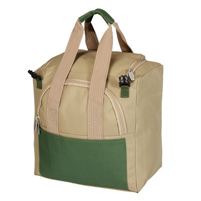 Picnic Time 5pc Garden Tool Set with Tote And Folding Seat: Portable Gardening Gift Kit