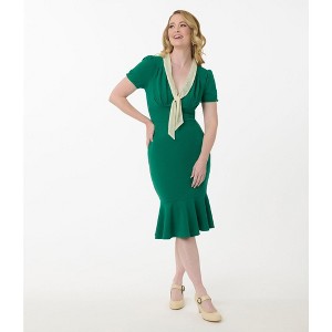 Unique Vintage Women's Holloway Wiggle Dress - 1 of 4