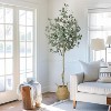 Artificial Tree Plant Eucalyptus Tree, Modern Large Fake Plant Decor in Pot for Home Office Ideal Housewares Gift Decoration - 4 of 4