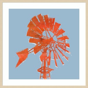 Amanti Art Rusty Windmill I by Jacob Green Wood Framed Wall Art Print - 1 of 4