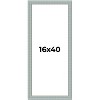 PosterPalooza | Panoramic Refined Blue Picture Frame - UV Acrylic, Foam Board Backing, Hanging Hardware - 2 of 4