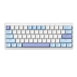 Wired gaming mechanical keyboard gasket structure hot-swappable computer office game silent keyboard (black) - 1 of 1