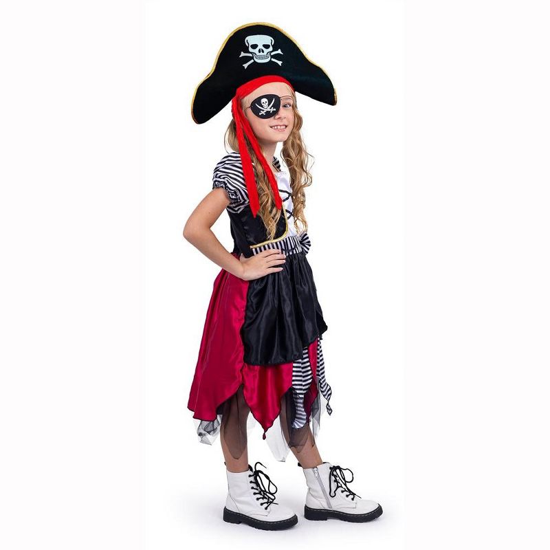 Dress Up America Pirate Costume for Girls, 2 of 4