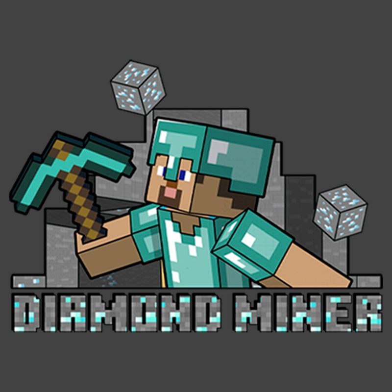 Boy's Minecraft Diamond Miner T-Shirt, 2 of 5