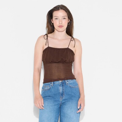 Women's Squareneck Tie-Tank Pullover Sweater - Wild Fable' - image 2