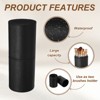Unique Bargains PU Leather Dustproof Pencil Toothbrush Cosmetic Brush Holder - 3 of 4