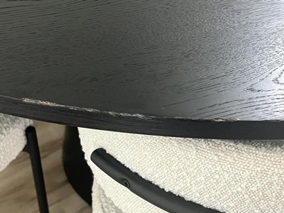 North Bay Round Dining Table Black - Buylateral : Target