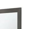 Royal Hampton Dresser Mirror, Modern Metallic Gray Solid Wood Frame, 38 Inch - 4 of 4