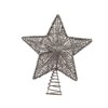 Kurt Adler UL 20-Light Silver Star Treetop for Christmas Tree, 10" - 2 of 4