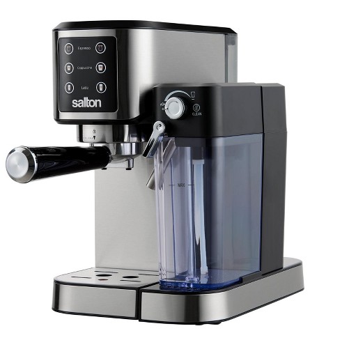 Salton Barista+ 3-in-1 Espresso, Cappuccino & Latte Machine with Milk Removable Container - image 1 of 4