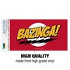 The Big Bang Theory Sheldon Bazinga Automotive Bumper Sticker - 3 of 4