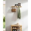 SONGMICS Coat Rack Wall Mount, Coat Hooks Wall Mounted, 5 Double Metal Hooks for Bags, Hats, and Towels - 2 of 4