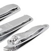 Unique Bargains Stainless Steel Fingernail Slanted Toenail Clippers Nail Clippers Set Silver Tone 3 Pcs - 3 of 4