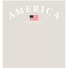 Americana America Flag Adult Long Sleeve Hoodie - 2 of 2