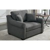 NicBex Chenille Oversized Accent Chair,Upholstered Living Room Chairs with Mid-Height Backrest,Modren Armchair,Accent Chairs for Living Room - 2 of 4