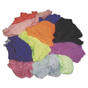 HOSPECO New Colored Knit Polo T-Shirt Rags - Assorted Colors - 10 lbs - 1 of 1