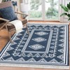 Washable Tassel Bordered Rug Non Slip Low Pile Rug Soft Throw Floor Cover Foldable Indoor Carpet for Living Room Bedroom Playroom Nursery - 3 of 4