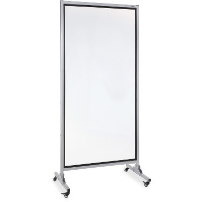 Lorell 2-Sided Dry Erase Easel 37-1/2"x82-1/2" Black 55630