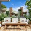 Lirago Outdoor Privacy Screen Privacy Fence Fence Panels Metal Garden Fencing - 72x47 - 2 of 4