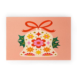 Jessica Molina Retro Christmas Sleigh Bell Welcome Mat - Society6 - 1 of 3