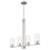 Quorum Lighting Steinway 4 - Light Chandelier in  Satin Nickel - 4 of 4