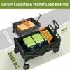 Foldable Collapsible Durable All Terrain Utility Pull Camp Beach Wagon - 2 of 4