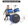 Coucheta 3-Piece Junior Drum Sets - Beginner Kits with Snare, Cymbal, Sticks & Seat - for Kids and Beginners - 4 of 4