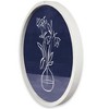 Creative Products Blue Floral Still Life II 20 x 20 Round Framed Print - 2 of 4