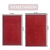 Home Weavers Luxury Collection 100% Cotton Tufted Bathroom Rug Set, Non-Slip Latex Bath Rug Set - 3 of 4