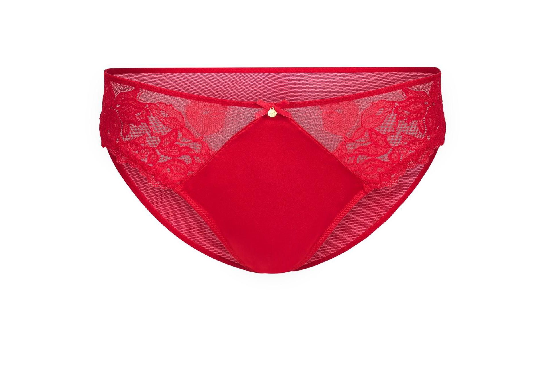 Adore Me Women's Moxie Brazilian L / True Red.