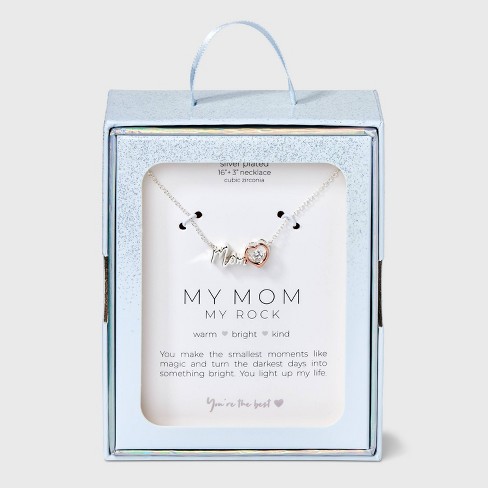 To My Daughter Delicate Heart from Mom, Christmas Necklace for