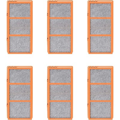 Nispira 3-in-1 True HEPA Activated Carbon Air Filter Replacement Compatible with Holmes AER1 Smoke Grabber HAPF30AS-U4R Air Purifier, 6 Packs