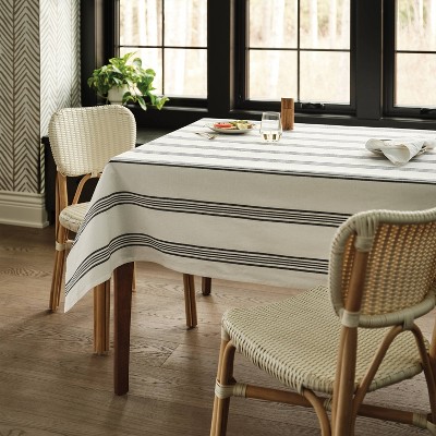 120x60 Tablecloth Navy Striped - Threshold™