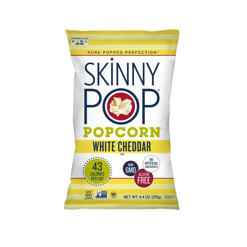 SkinnyPop White Cheddar Popcorn - 4.4oz, 1 of 5